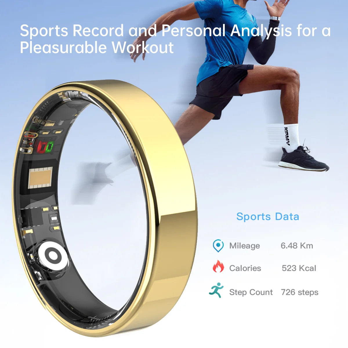 Lorynq Smart Ring – 24/7 Heart Rate, Sleep & Fitness Tracking | Waterproof | Long Battery Life